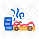 Crash Accident Kart Icon
