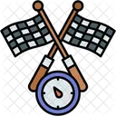 Race Flags Time Icon