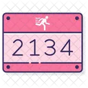Race Number Race Number Race Calendar Icon