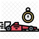 Race Time Race Stopwatch Car Icon