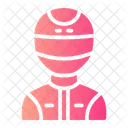 Racer Man People Icon