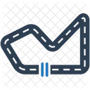 Racetrack Race Racing Icon