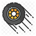 Racing Fast Tire Tire Icon