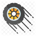 Racing Fast Tire Tire Icon