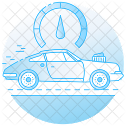 Racing Car Speed Icon