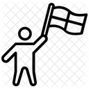 Racing Flag Start Racing Checkered Flag Icon