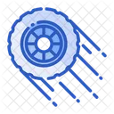 Racing Fast Tire Tire Icon