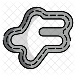 Racing track  Icon