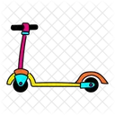 Vibrant Scooter Illustration Powerboat Racing Vessel Icon