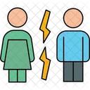 Racist Discrimination Prejudice Icon