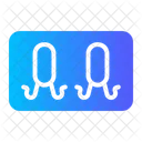 Rack Hang Tools And Utensils Icon