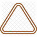Rack De Piscina Rack De Bola De Bilhar Estrutura Triangular Ícone