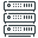 Alojamento Em Rack De Servidor Icon
