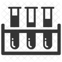 Rack Scientific Experiment Test Tubes Icon