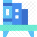 Rack Library Bookshelf Icon