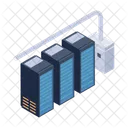 Rechenzentrum Datenhosting Datenserver Symbol