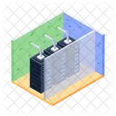 Rechenzentrum Datenhosting Datenserver Symbol