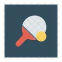 Racket Table Tennis Ball Icon