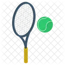 Racket With Ball  Icon