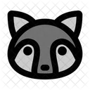 Racoon Head  Icon