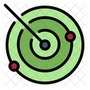 Radar Area Place Space Tracker Galexy Technology Icon