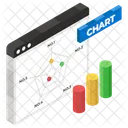 Radardiagramm Radargraph Datenanalyse Symbol