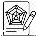 Radardiagramm Funfeckdiagramm Radargraph Symbol