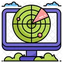 Radar Communication Network Icon