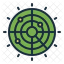 Radar Sensor Detection Icon