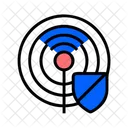 Radar Surveillance Security Icon