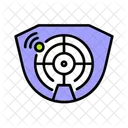 Radar Surveillance Security Icon