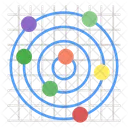 Radardiagramm Spinnendiagramm Netzdiagramm Symbol