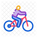 Fahrrad Mann Fahrrad Symbol