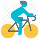 Radfahren Radfahrer Strasse Symbol