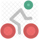 Radfahren Radfahrer Fahrrad Symbol