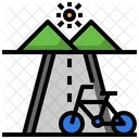 Fahrradweg  Symbol