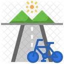 Fahrradweg  Symbol