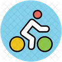 Radfahrer Radfahren Korperlich Icon