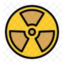 Radiacao Nuclear Alerta Ícone