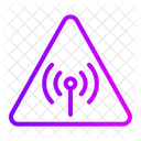 Radiacao Nao Ionizante Sinalizacao Perigosa Ícone