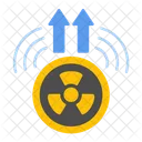 Nuclear Radiactivo Peligro Icono