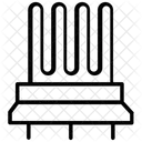 Radiador De Aquecimento Nucleo Do Aquecedor Bobina De Aquecimento Ícone