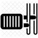 Radiador De Aquecimento Nucleo Do Aquecedor Bobina De Aquecimento Ícone