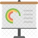 Radial Balken Statistisch Symbol