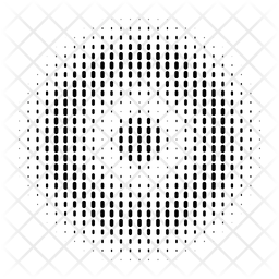 Radial Halftone  Icon