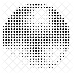 Radial Halftone  Icon