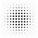 Halftone Circle Radial Radial Halftone Circle Icon