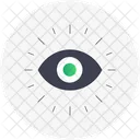 Radiating Eye Vision Perception Icon