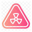Radiation Alert Warning Sign Icon