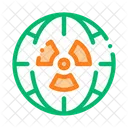 Radiation Symbol Planet Icon